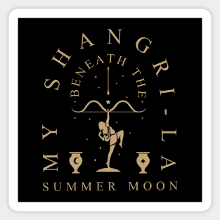 My Shangri-La beneath the summer moon Sticker